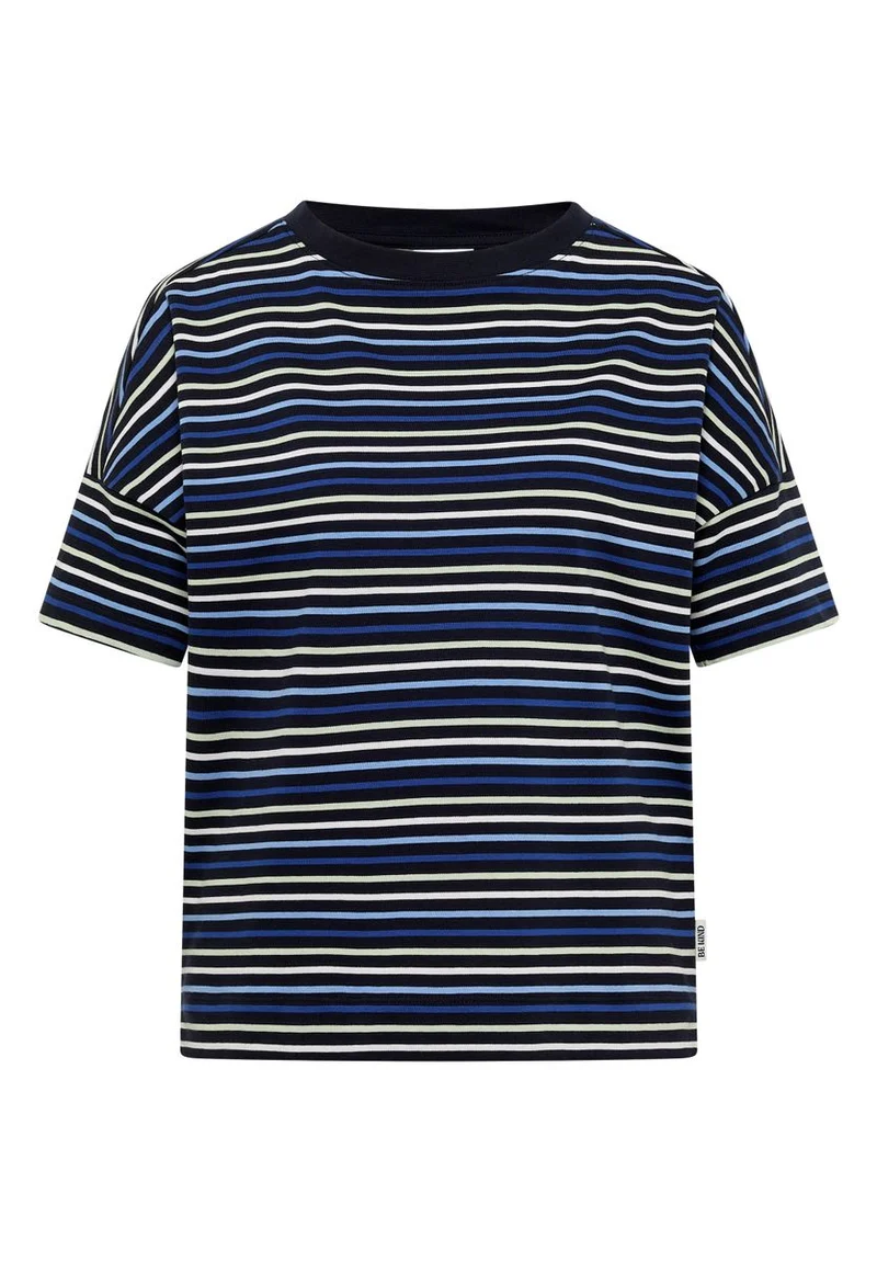 T-Shirt mit Multicolor Streifen