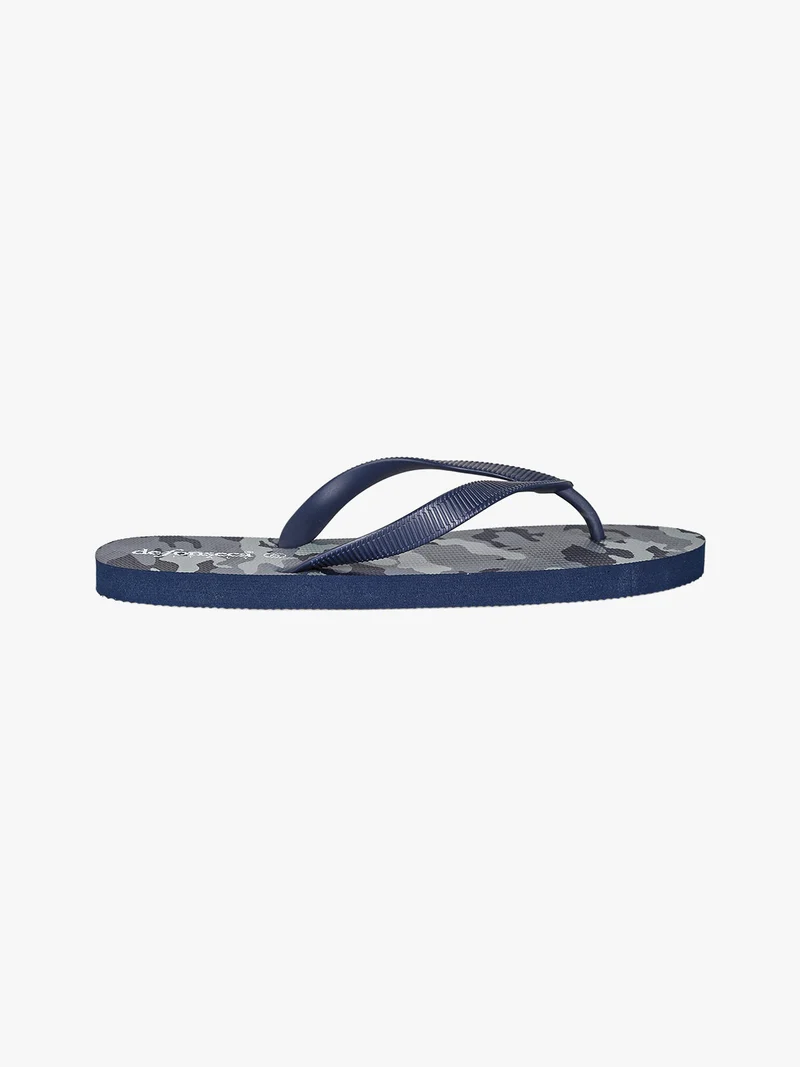 Infradito uomo da mare militari in gomma - blu