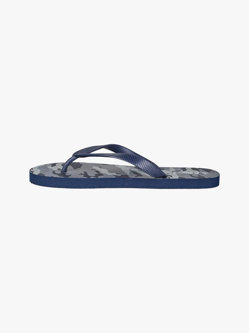 Infradito uomo da mare militari in gomma - blu