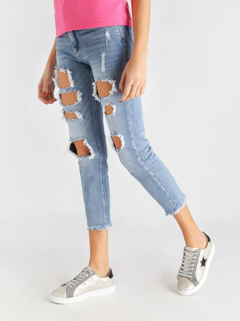 Jeans boyfriend strappati - jeans
