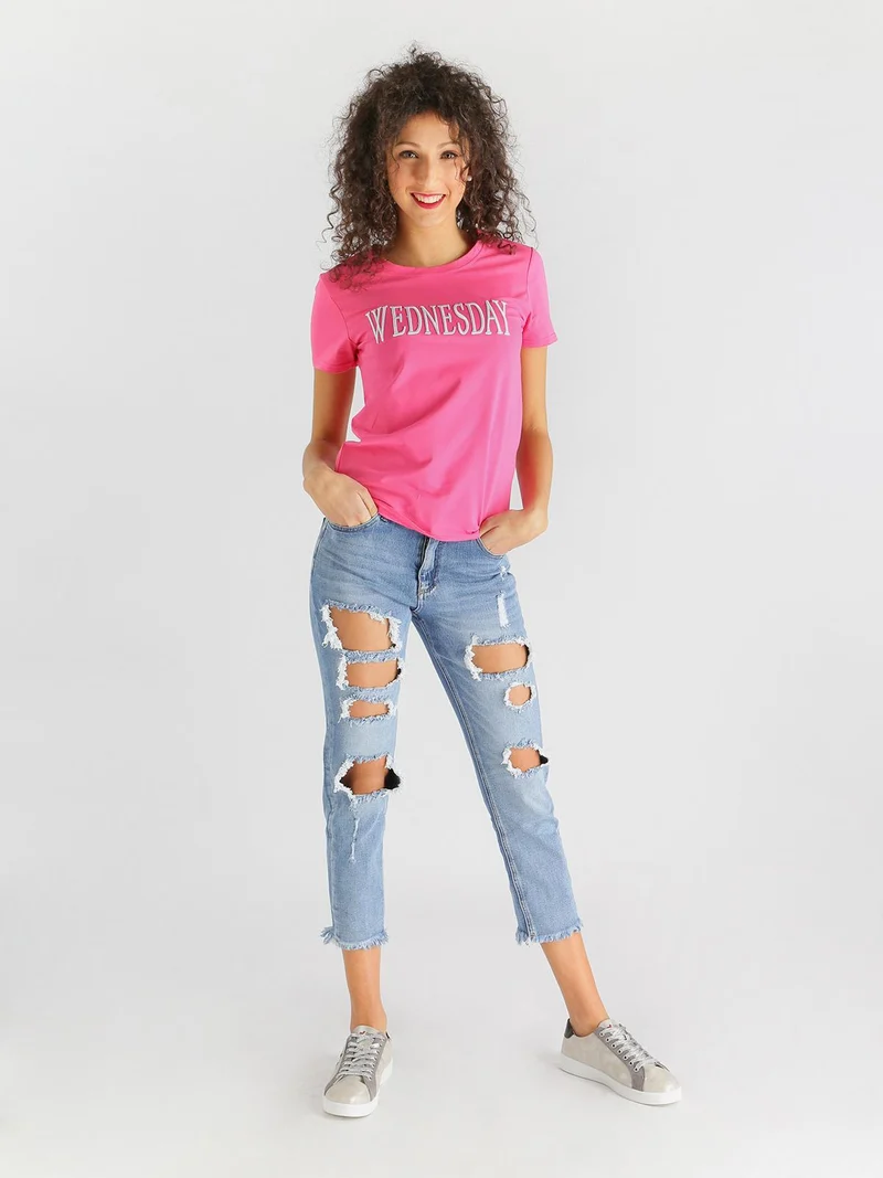 Jeans boyfriend strappati - jeans