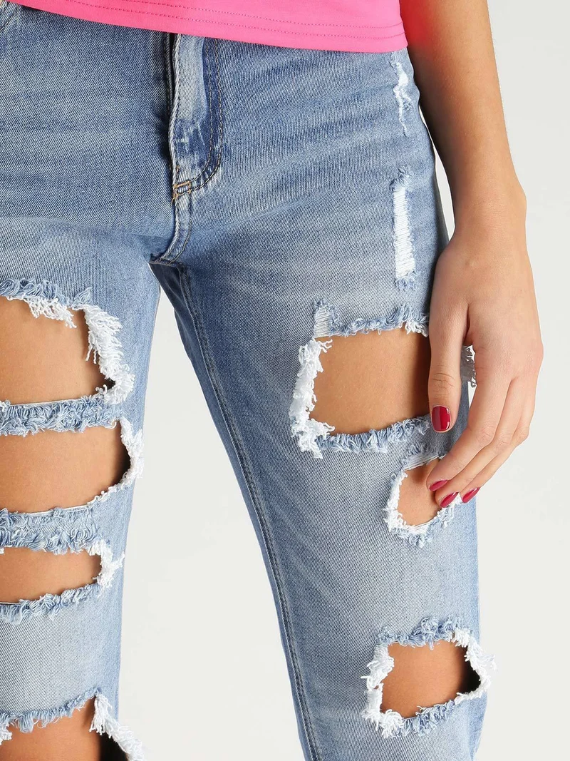 Jeans boyfriend strappati - jeans