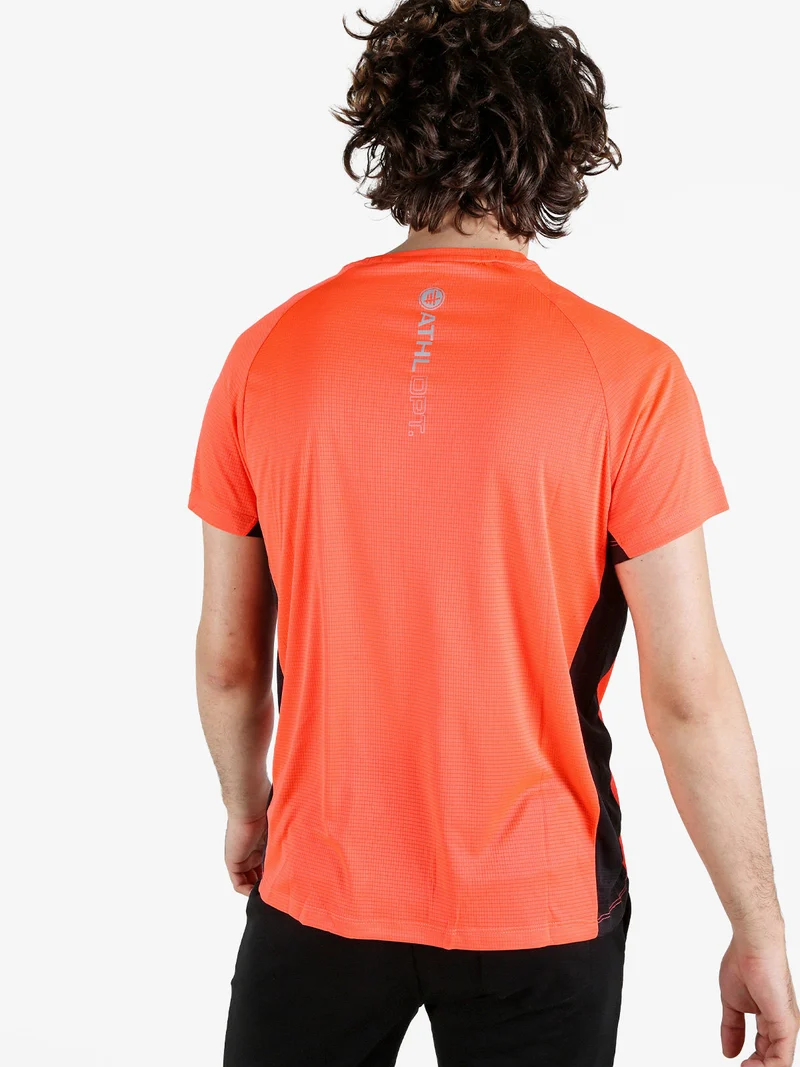 T-shirt sportiva da uomo traspirante - arancione