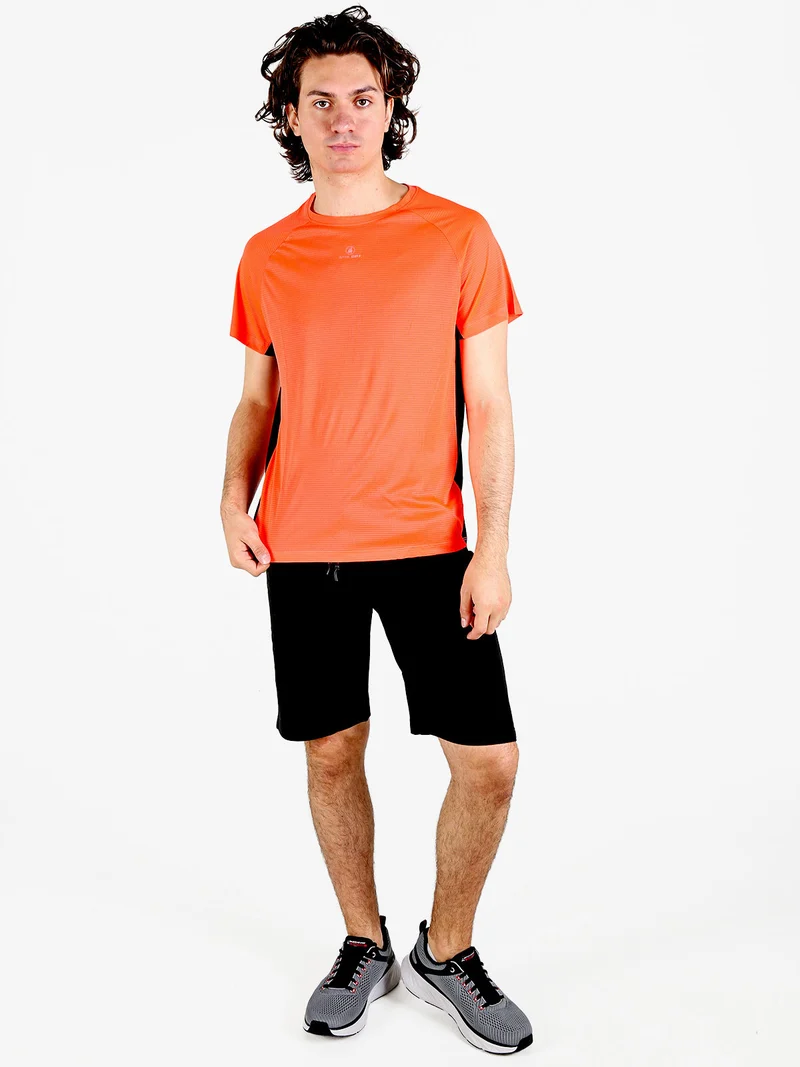 T-shirt sportiva da uomo traspirante - arancione