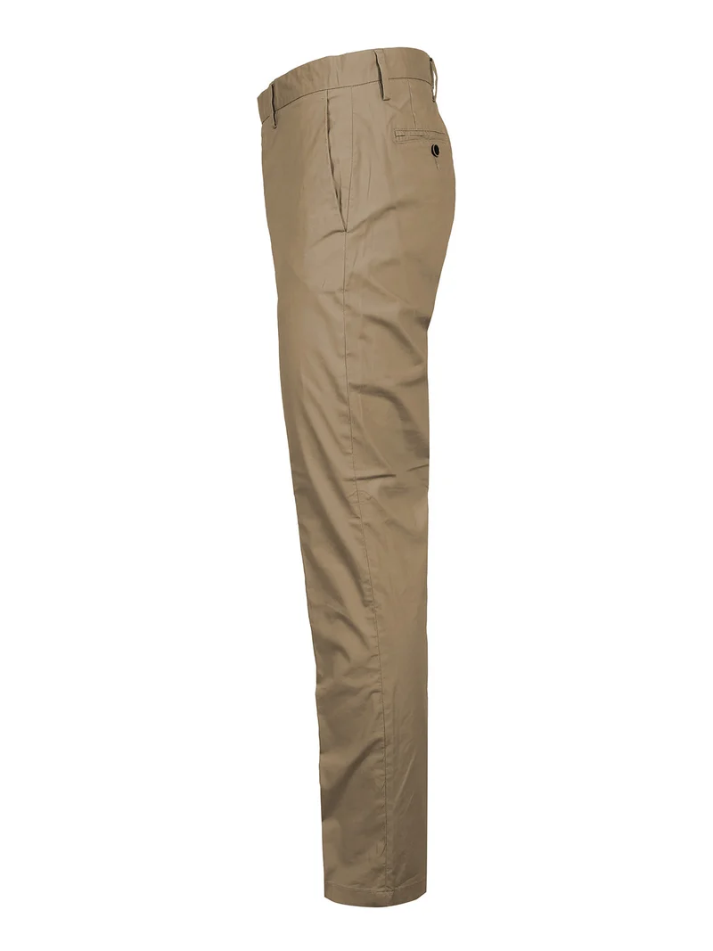 Pantaloni chino da uomo in cotone - beige