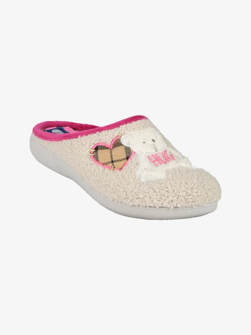 Pantofole donna orsacchiotto - beige