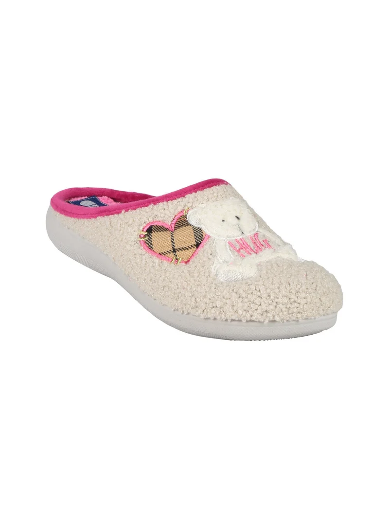 Pantofole donna orsacchiotto - beige