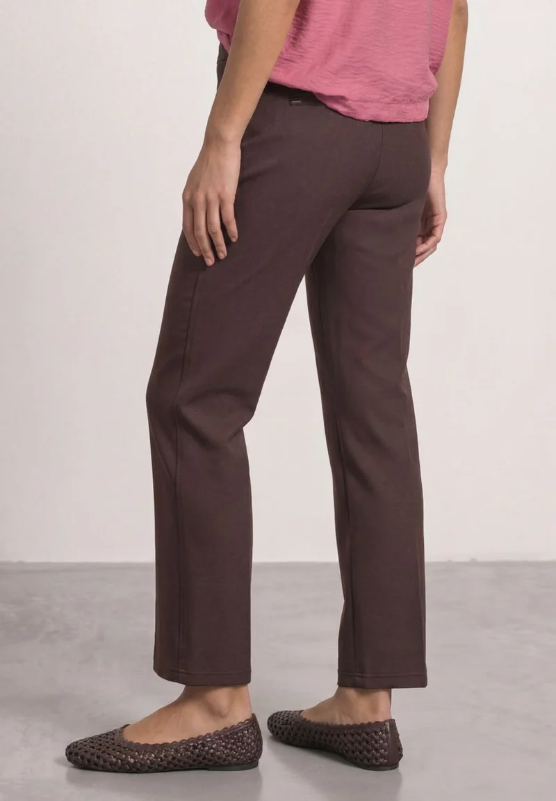 High Waist Straight Leg Hose im Casual Fit