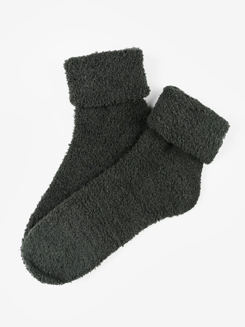 Calze donna termiche morbidone - verde
