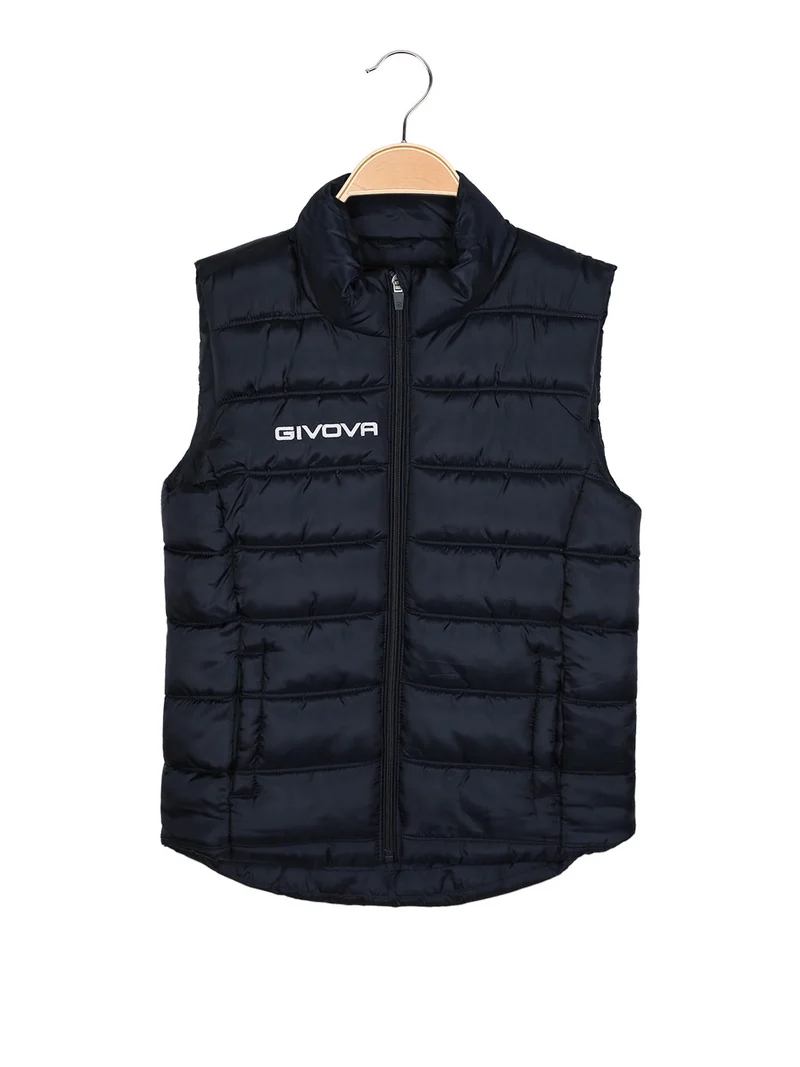 Gilet imbottito da bambino con zip - blu