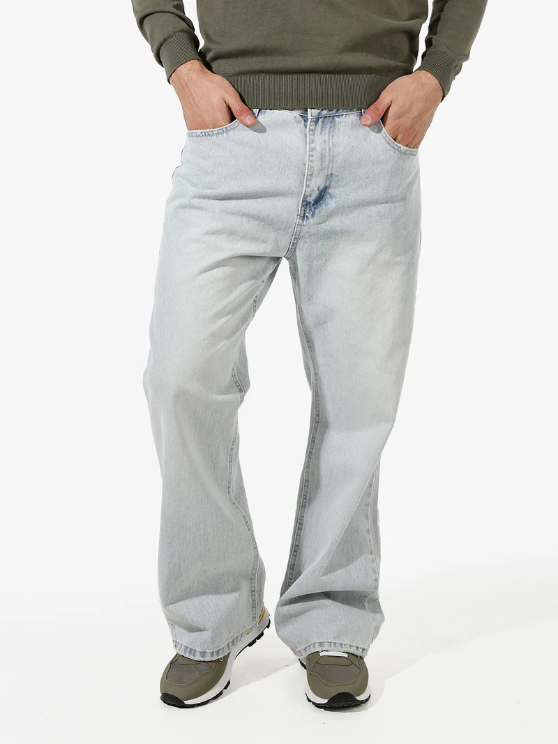 Jeans baggy da uomo con finale ampio - jeans