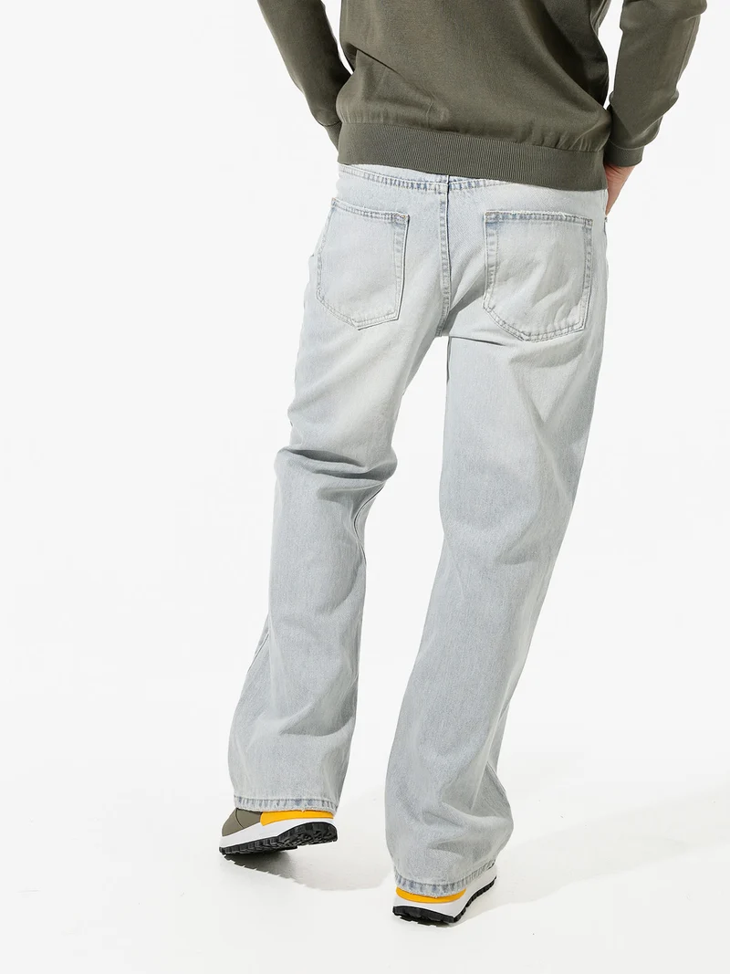 Jeans baggy da uomo con finale ampio - jeans