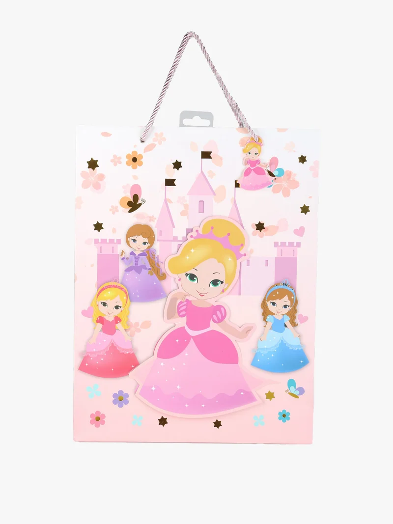 Sacchetto da regalo principesse grande - rosa