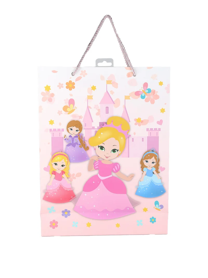 Sacchetto da regalo principesse grande - rosa