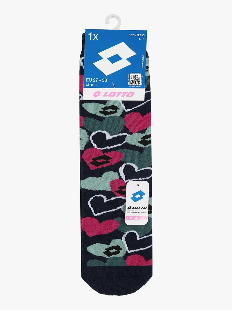 Calze antiscivolo da bambina - blu scuro