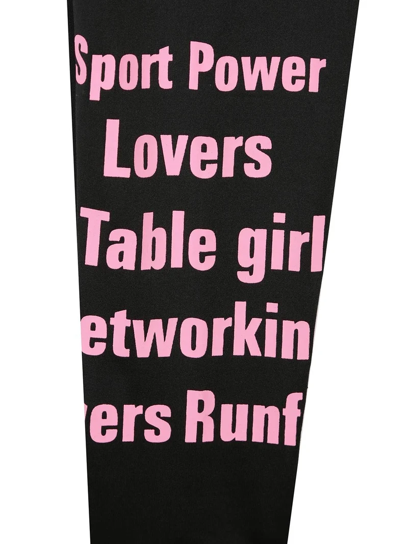 Leggings sportivi da bambina - corallo