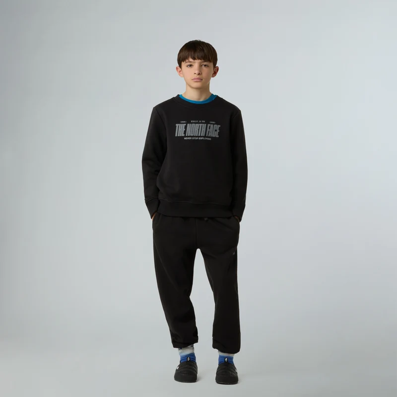 NORTH FACE B Reflective Logo Relaxed Crew Pullover