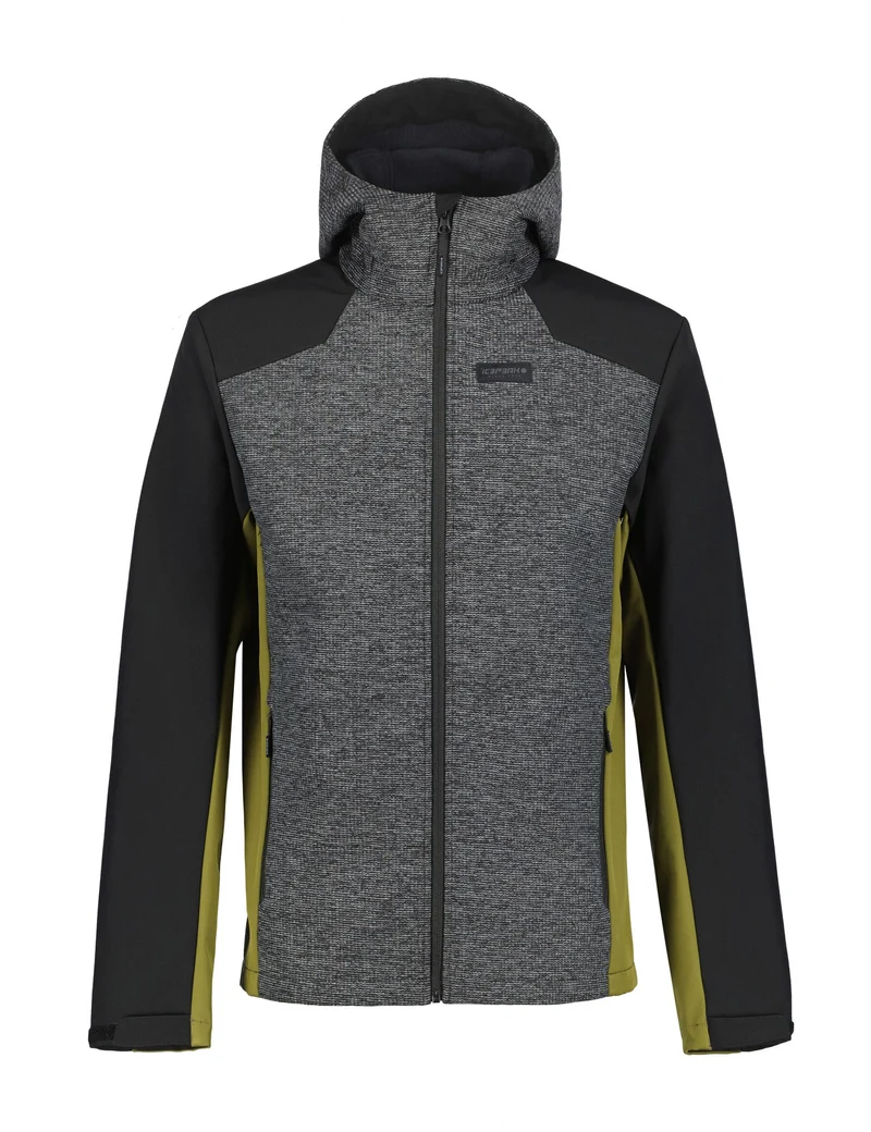 ICEPEAK Softshell-Jacke Herren mit Kapuze & Stretch