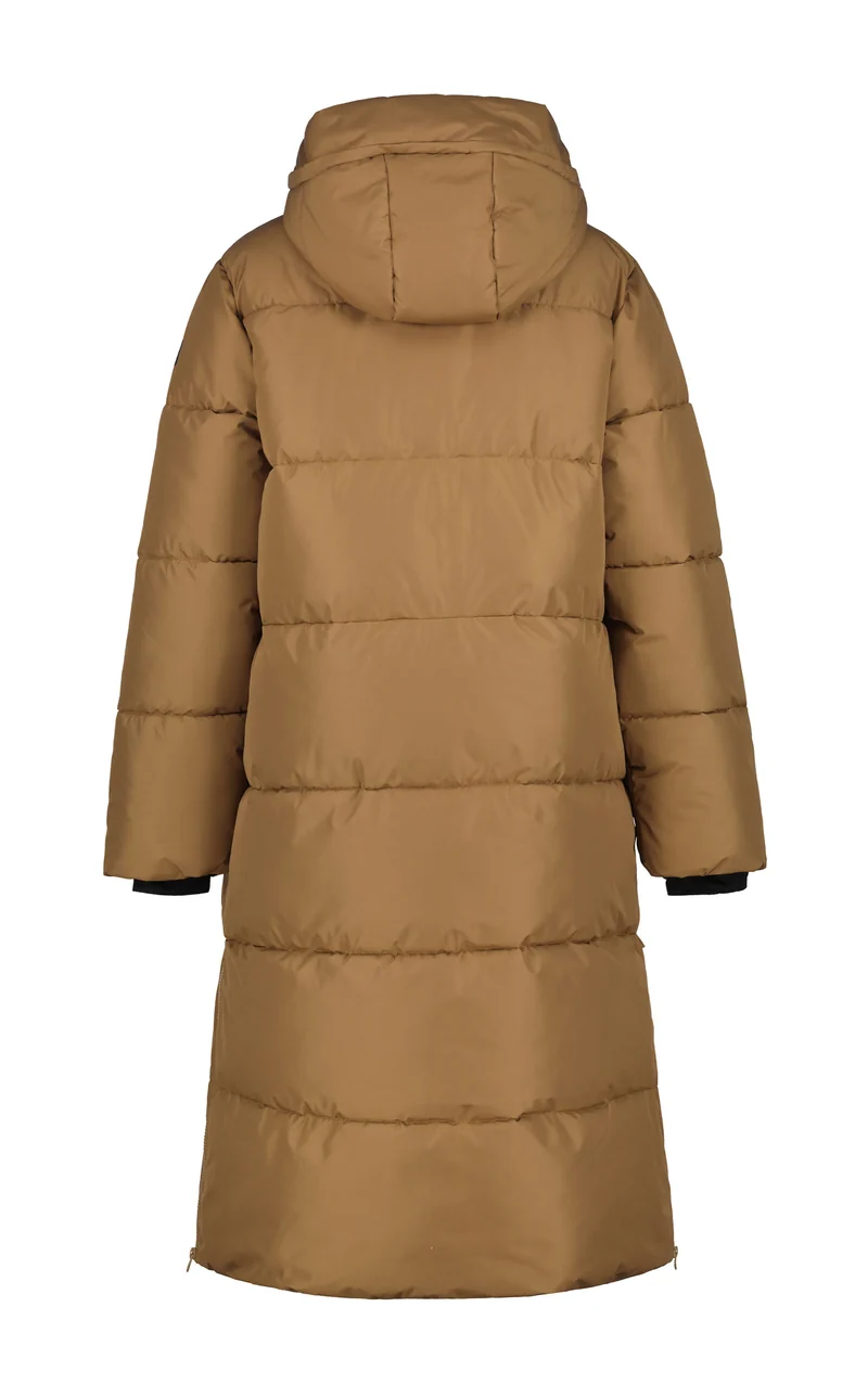 ICEPEAK Damen Mantel Daunenoptik mit Kapuze