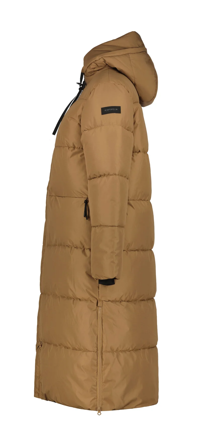 ICEPEAK Damen Mantel Daunenoptik mit Kapuze