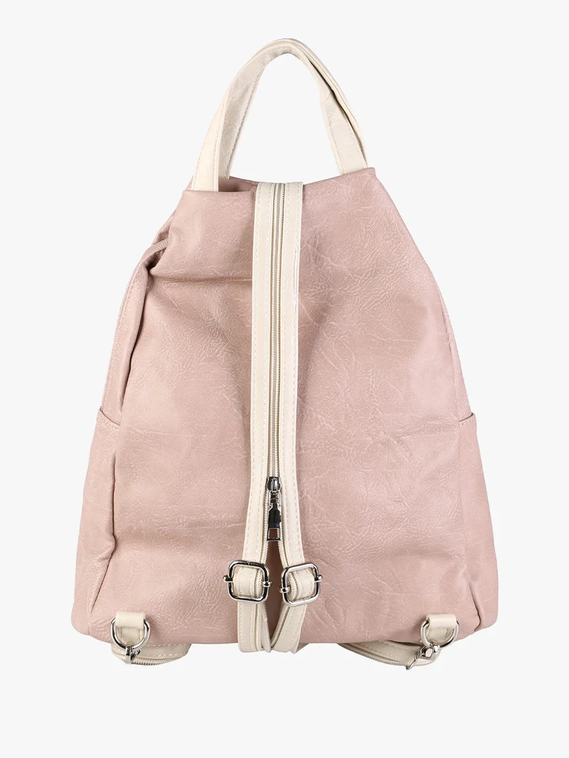 Zaino in ecopelle da donna - rosa