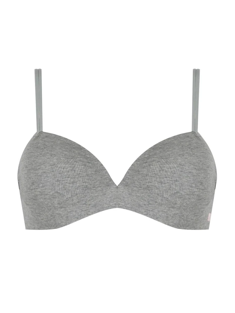 LUNA Reggiseno imbottito con ferretto COPPA B - grigio