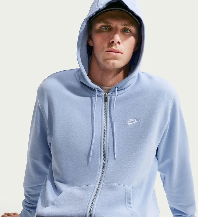 NIKE Herren Kapuzensweat M NK CLUB FT FZ HOODIE