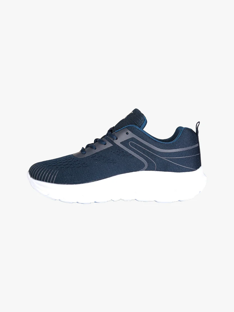 Sneakers sportive da donna in tessuto - blu scuro