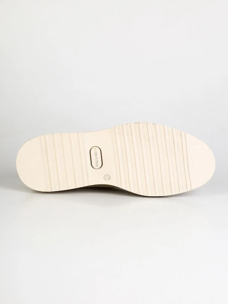 Francesine in camoscio traforate - beige