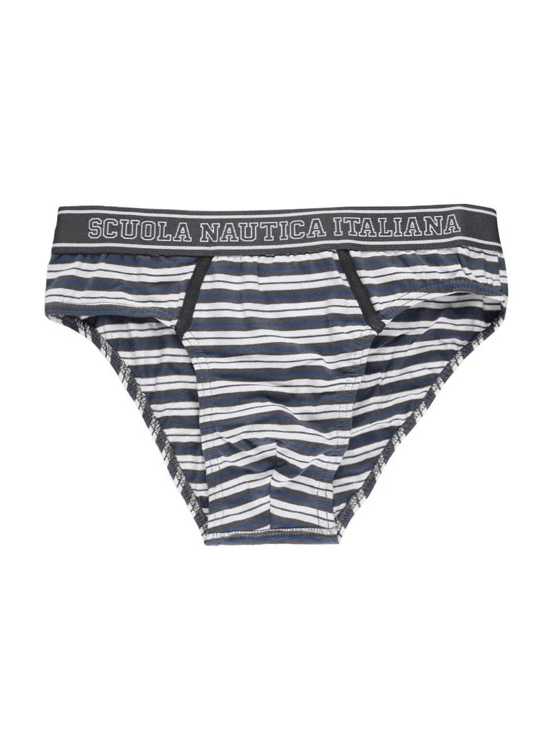 Slip rigati - grigio