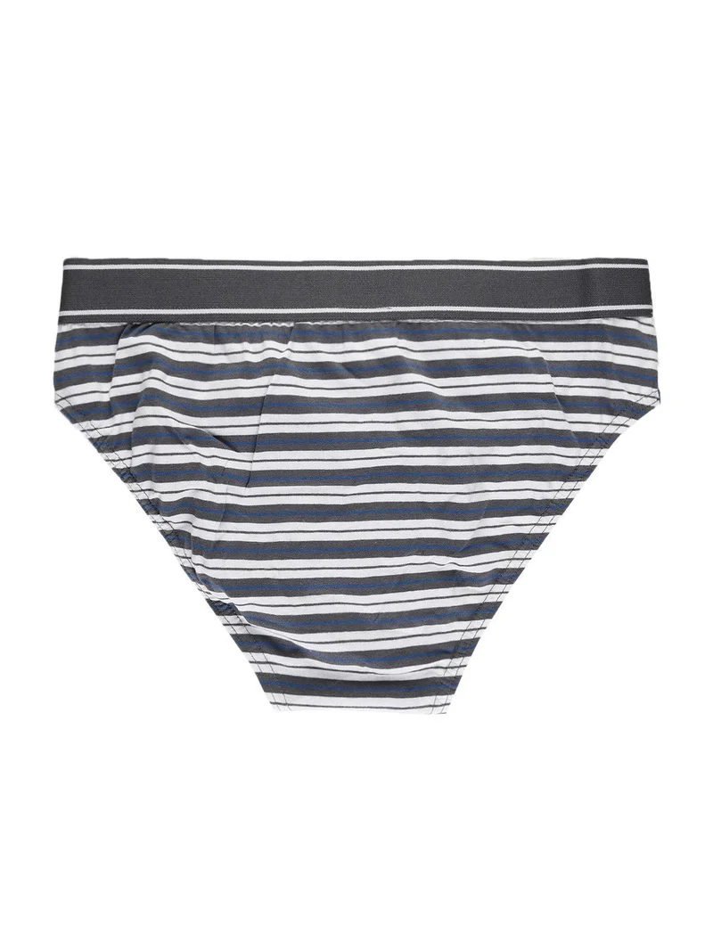 Slip rigati - grigio