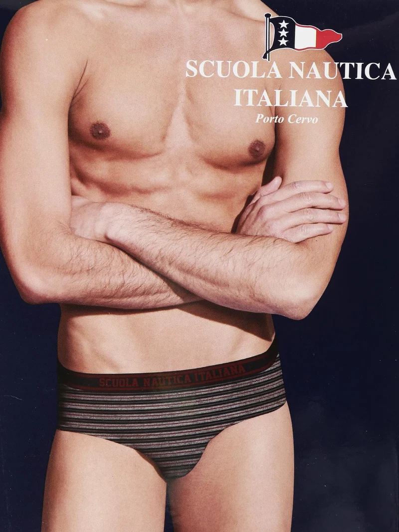 Slip rigati - grigio
