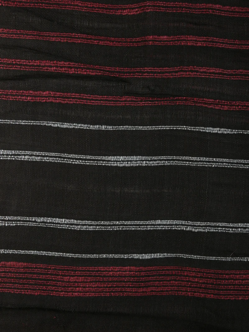 Sciarpa leggera a righe - nero