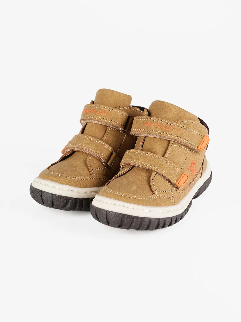BALOO Sneakers alte da bambino con strappi - cammello