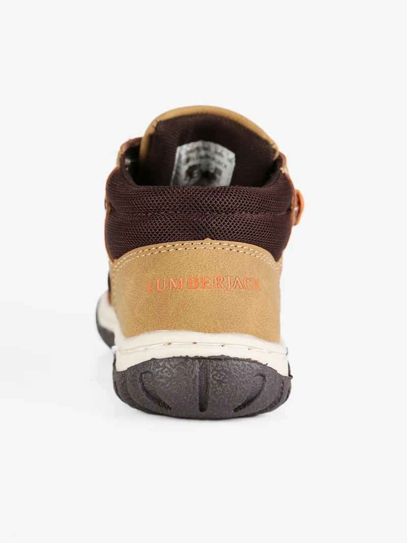 BALOO Sneakers alte da bambino con strappi - cammello