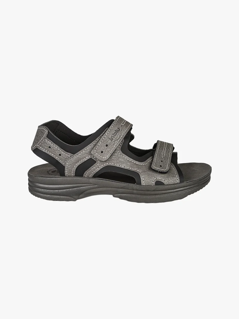 Sandali uomo con cinturini a strappo - grigio
