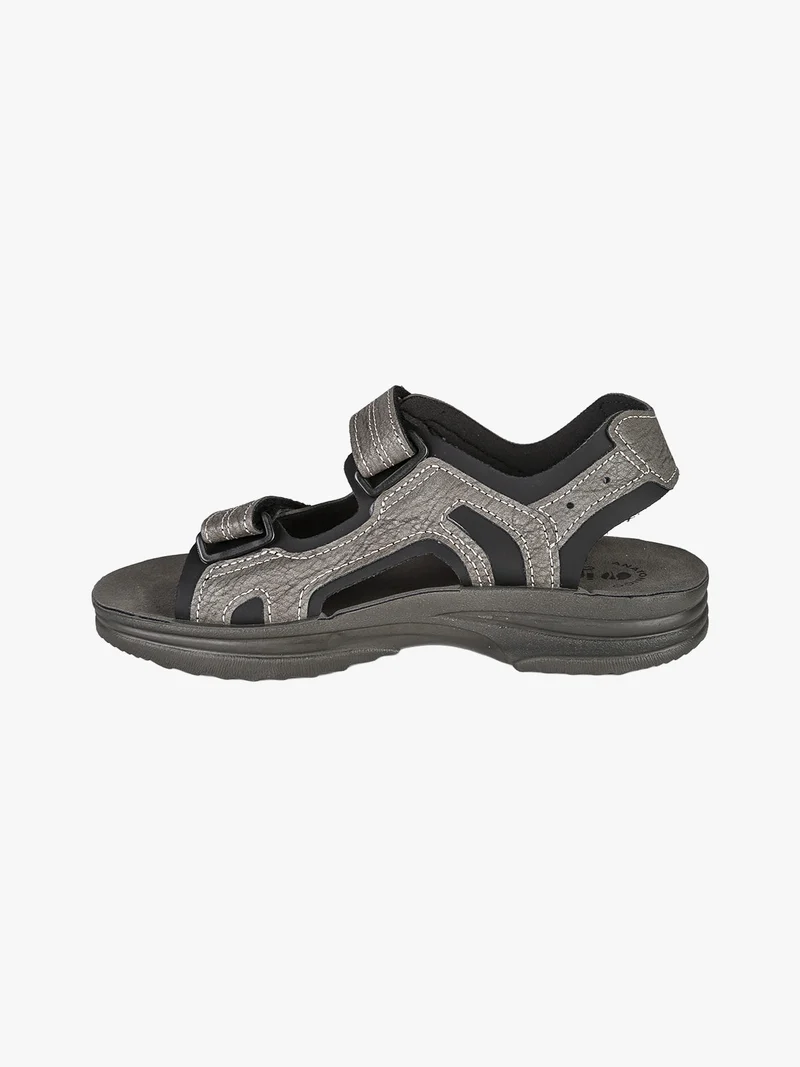 Sandali uomo con cinturini a strappo - grigio