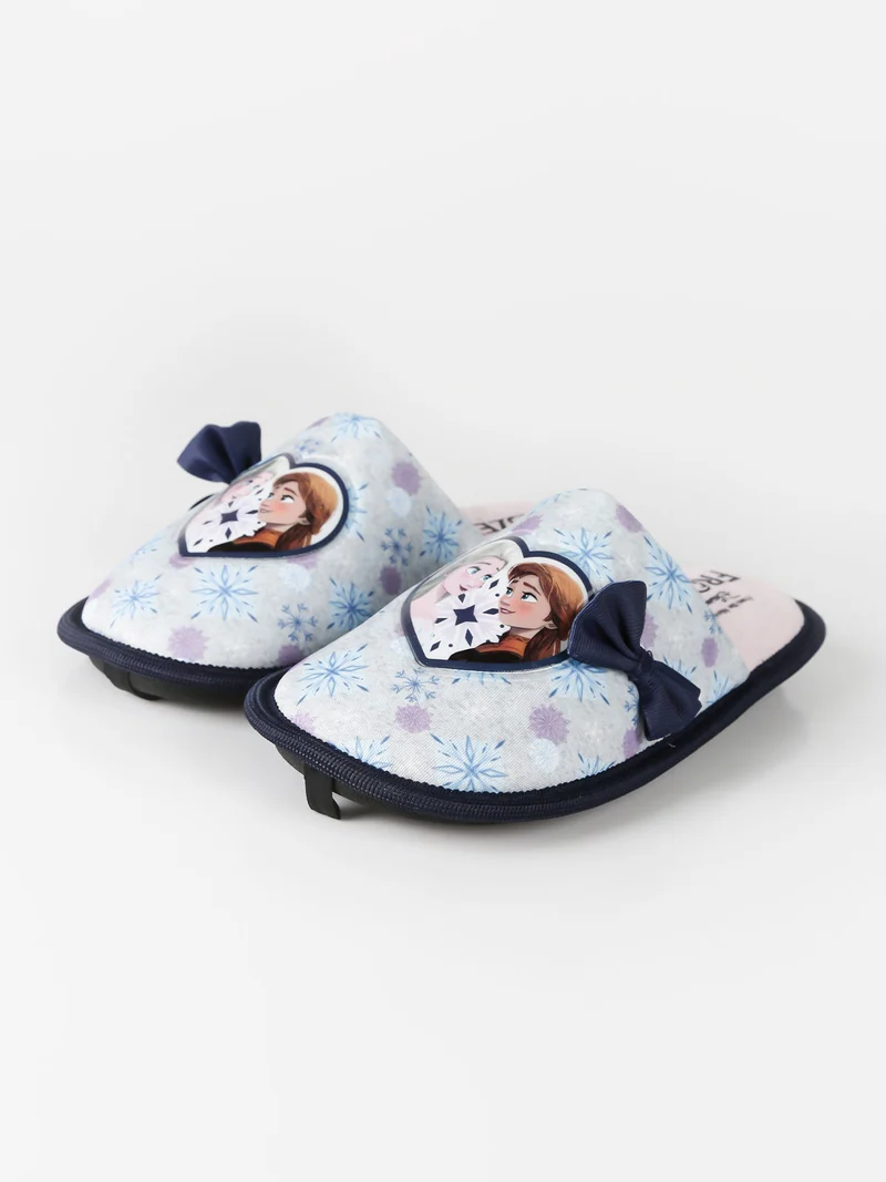 Pantofole da bambina in tessuto - blu