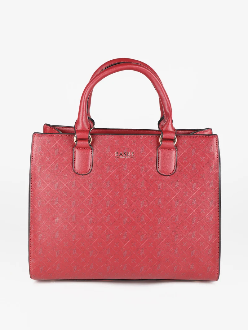 Borsa donna stampata - rosso
