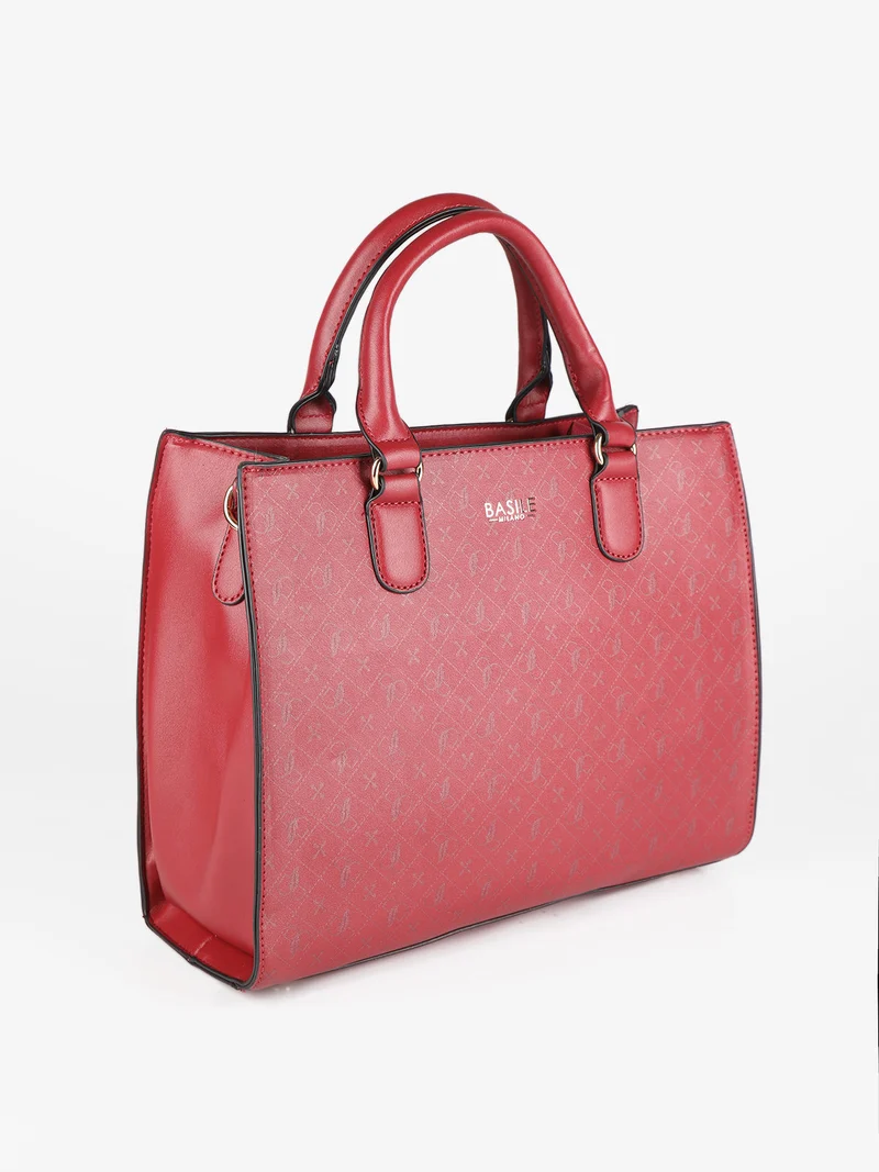 Borsa donna stampata - rosso
