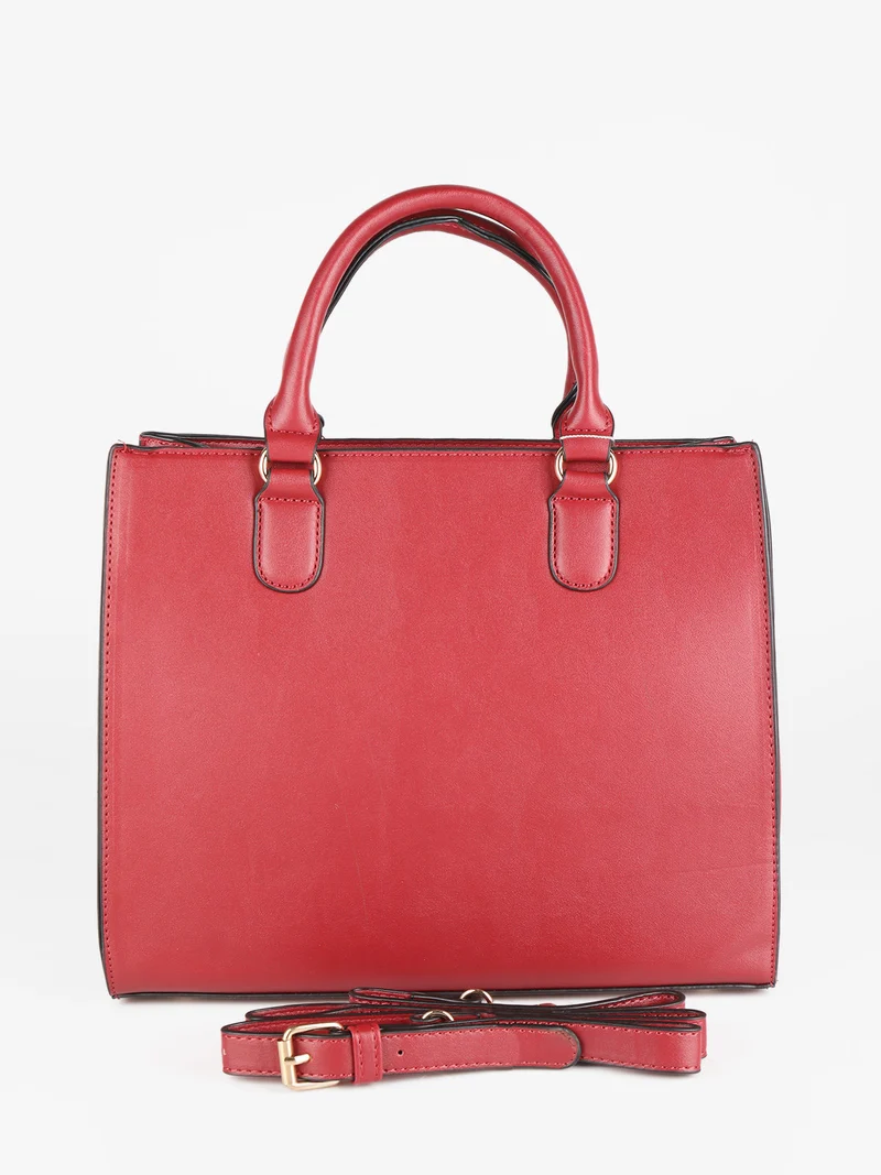 Borsa donna stampata - rosso