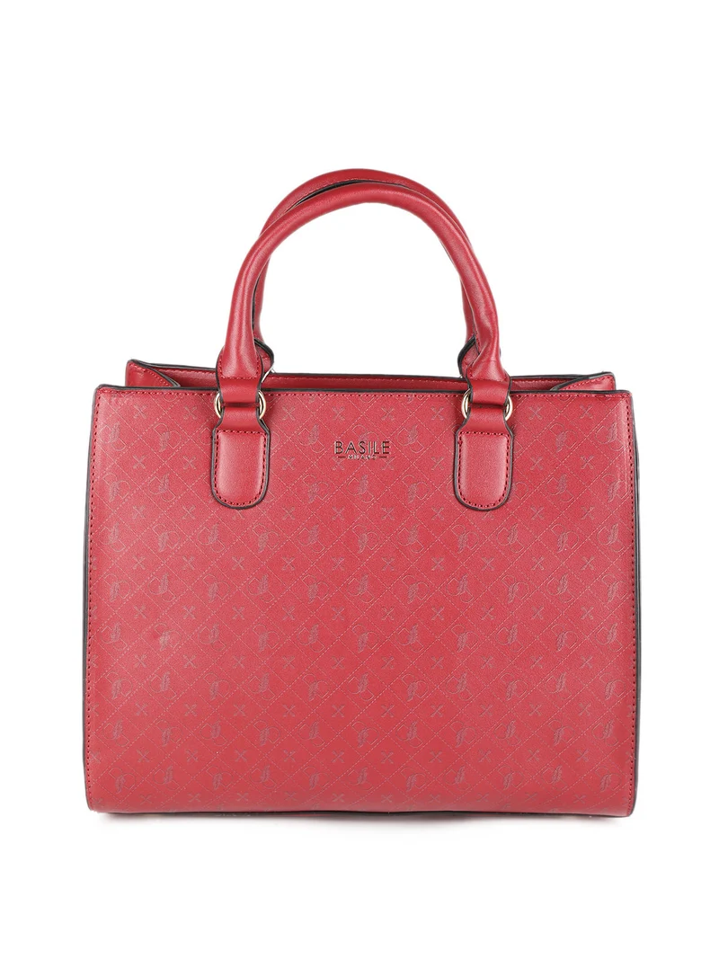 Borsa donna stampata - rosso