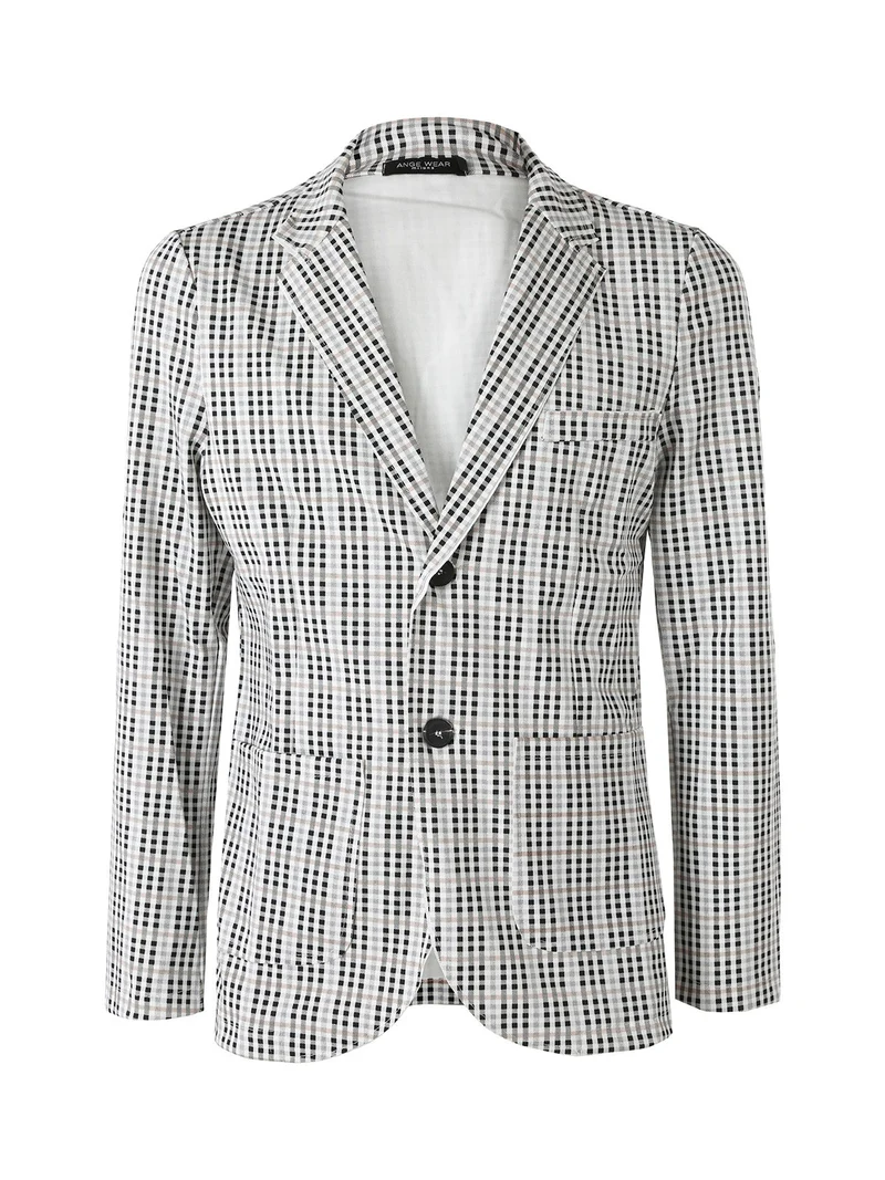 Blazer da uomo a quadretti - multicolore