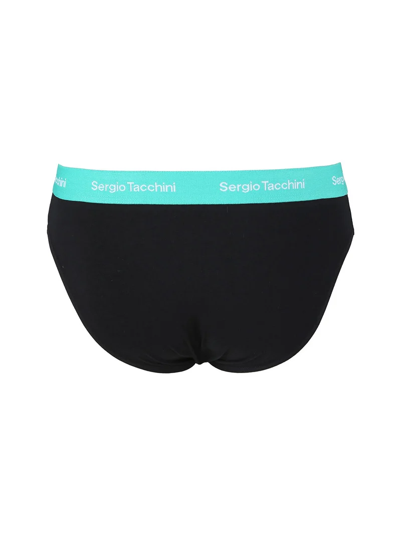 Slip uomo tinta unita in cotone - nero