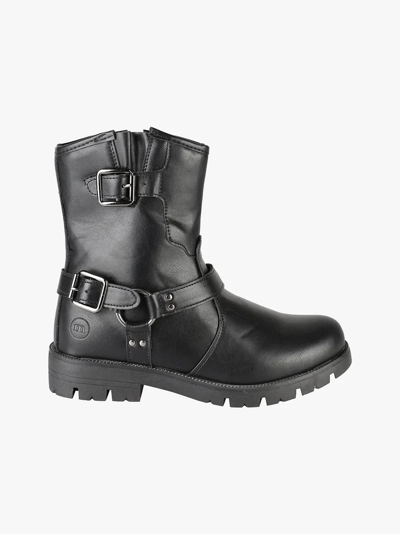 Stivaletti da ragazza con zip - nero