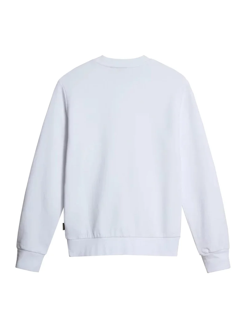 B NINA Felpa girocollo donna - bianco
