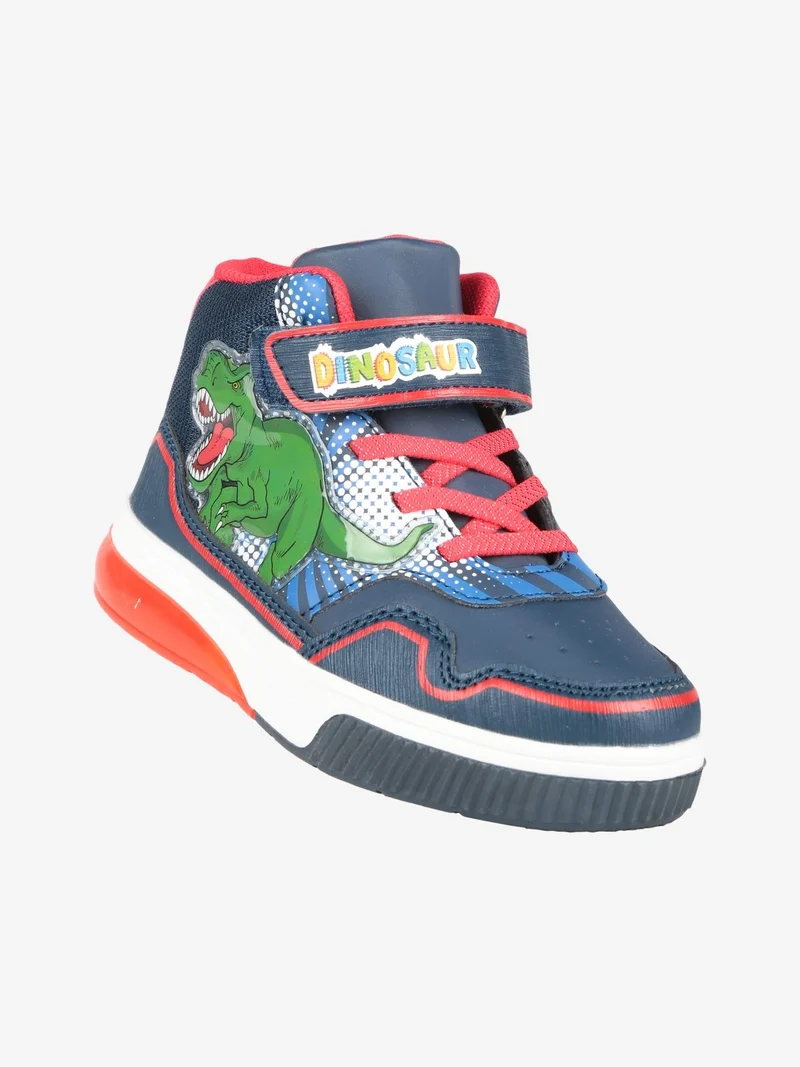 Sneakers alte da bambino con luci - blu