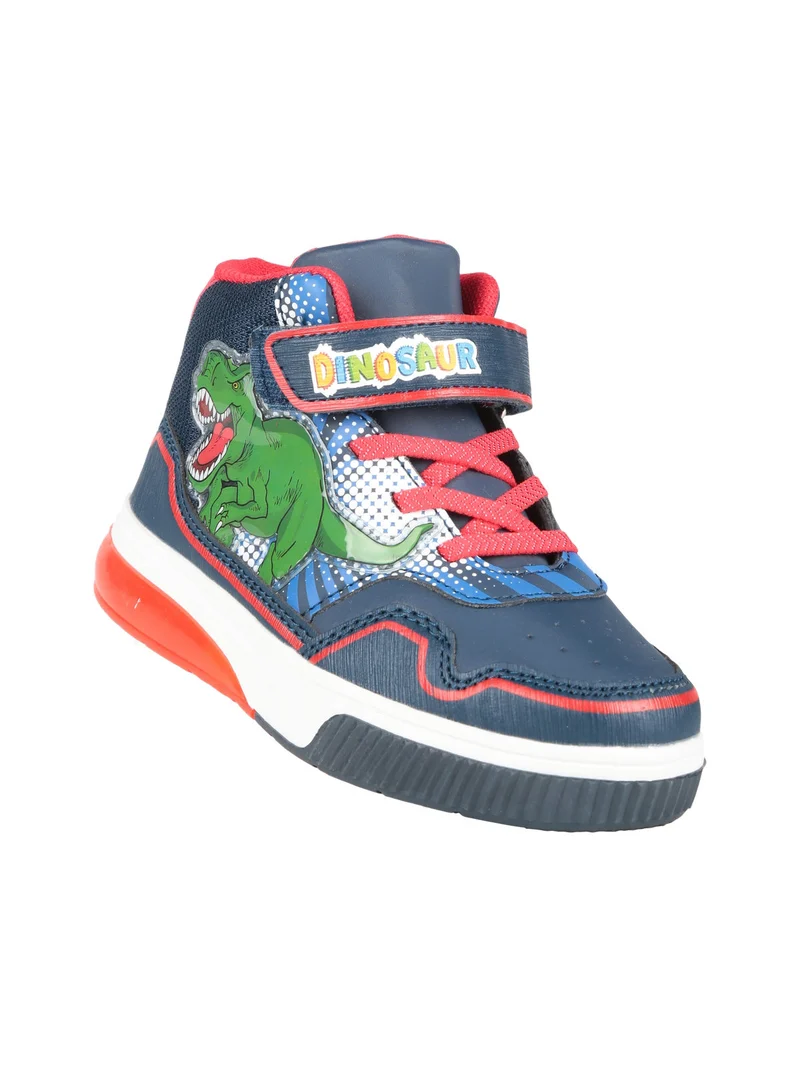 Sneakers alte da bambino con luci - blu