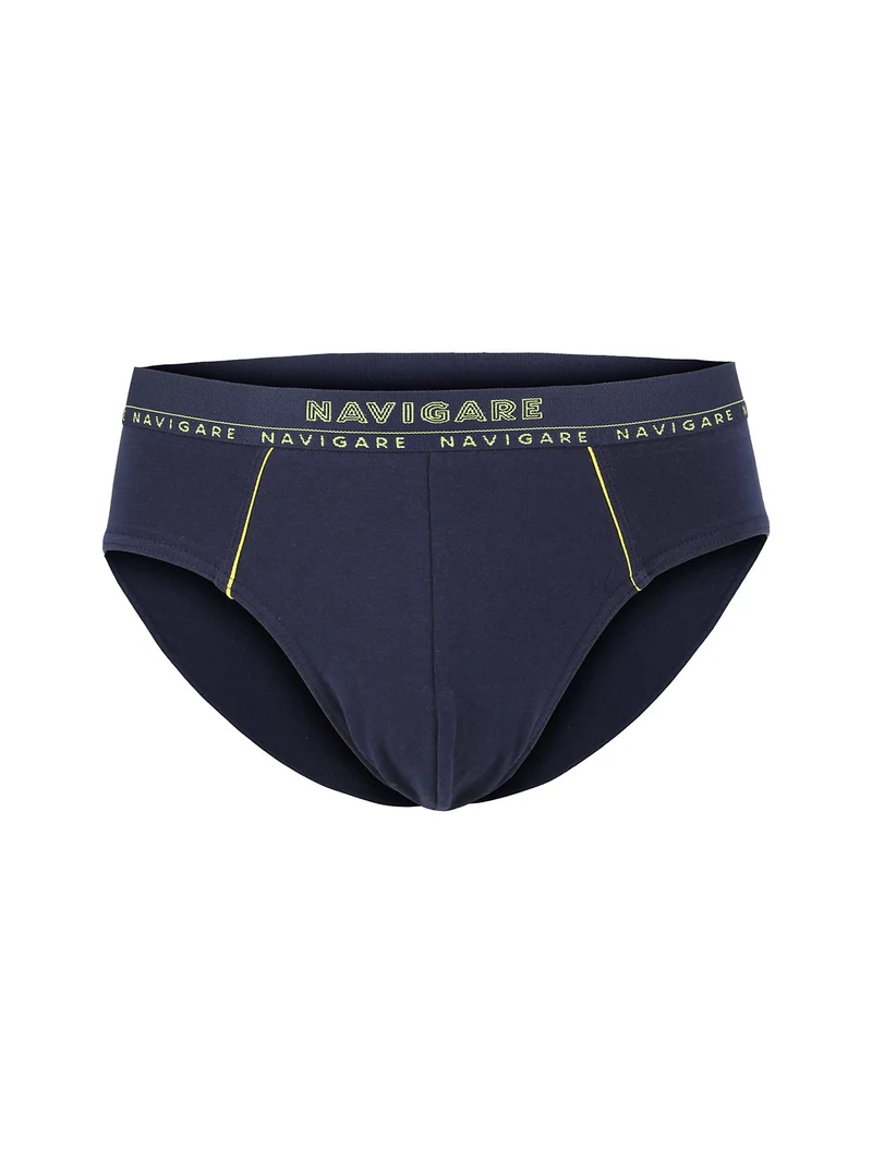 Slip uomo in cotone elastico - giallo