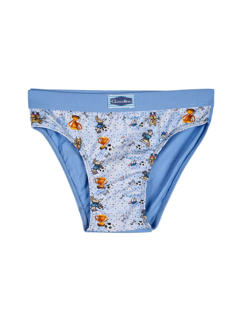 Slip bambino in cotone - azzurro